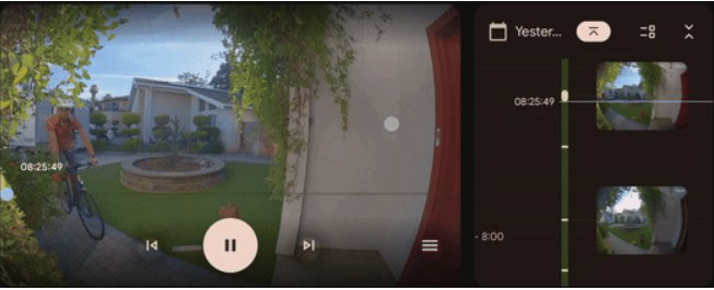 Historique vidéo recherche rapide