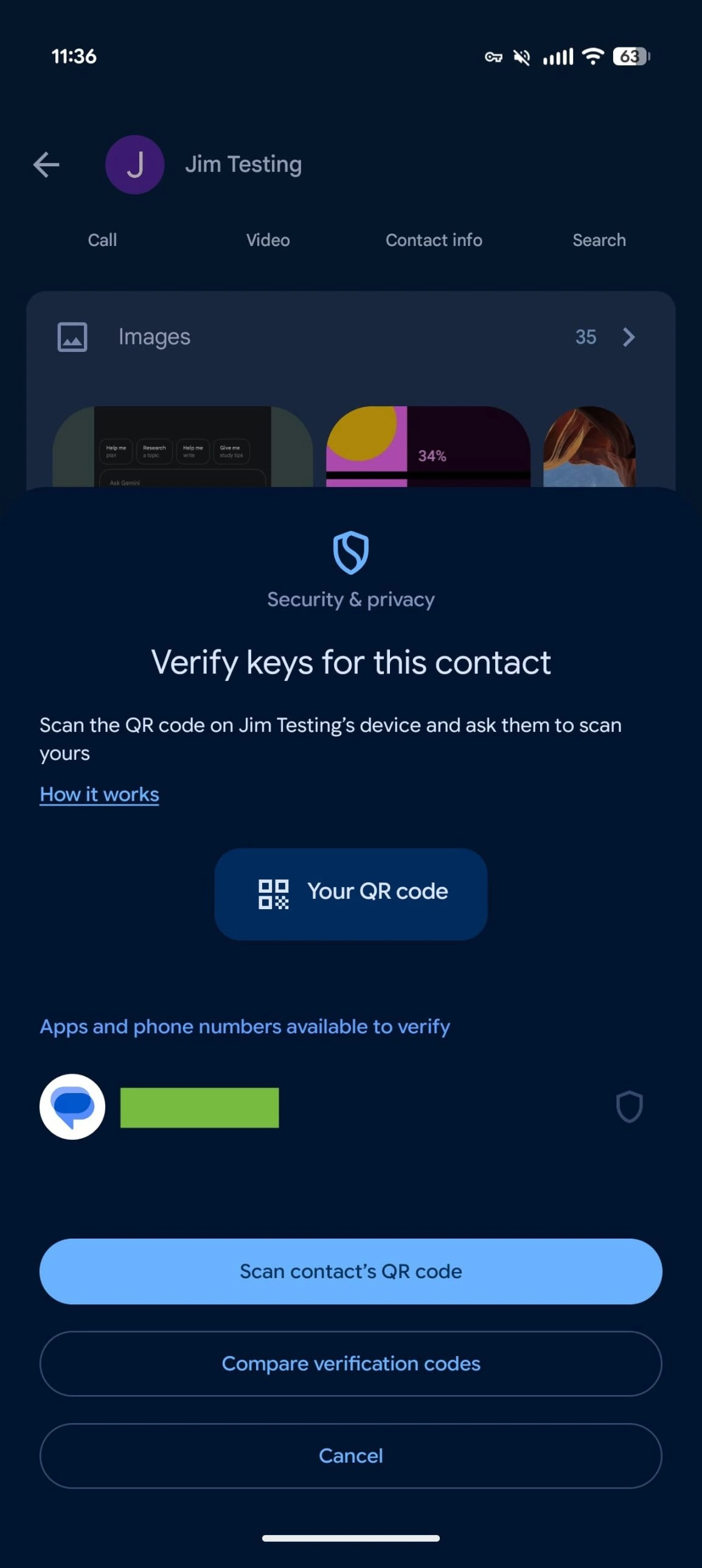 Messages Google QR Code 1
