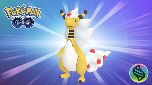 Mega Ampharos à Pokémon Go. Crédit: Niantic