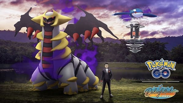 Shadow Giratina à Pokémon Go. Crédit: Niantic