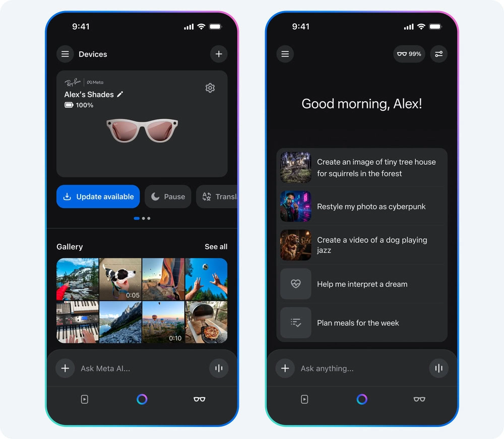 Meta vibes AI Video Feed Logo 3
