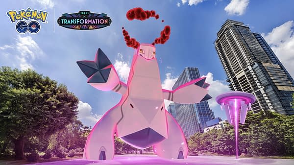Dynamax duraludon à Pokémon Go. Crédit: Niantic