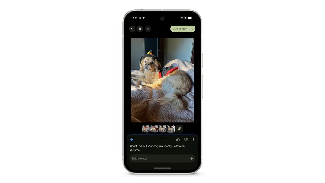 Fonctionnalités Google Pixel Halloween AI 2