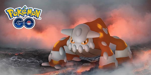 Heatran dans Pokémon GO. Crédit : Niantic Heatran dans Pokémon GO. Crédit : Niantic