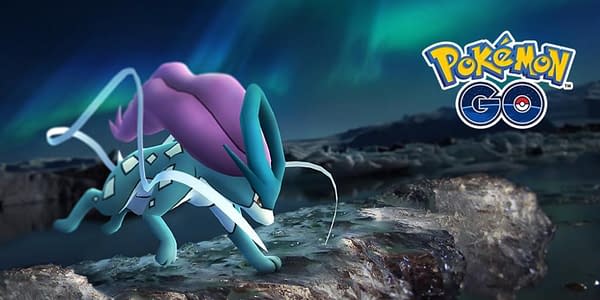 Suicune dans Pokémon GO. Crédit : Niantic Suicune dans Pokémon GO. Crédit : Niantic