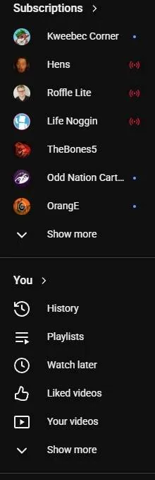 fonctionnalités manquantes sur YouTube 4