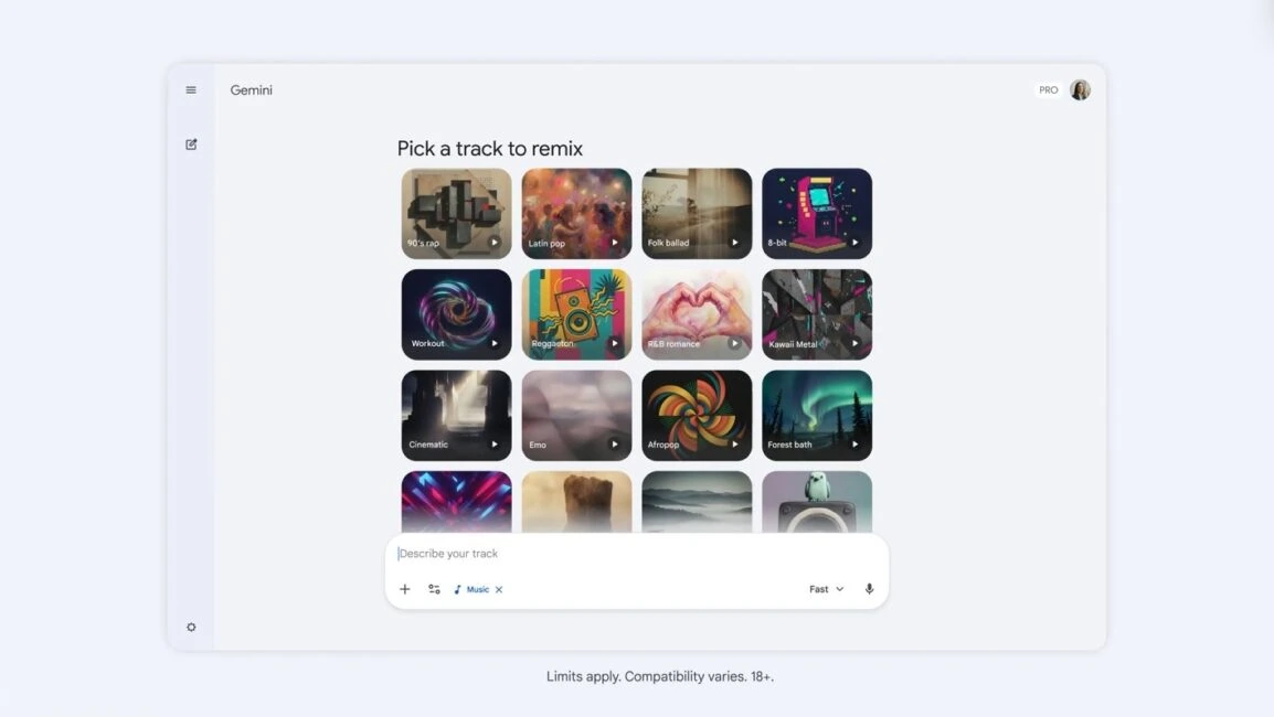 Google Gemini Lyria 3 AI musique génération 2