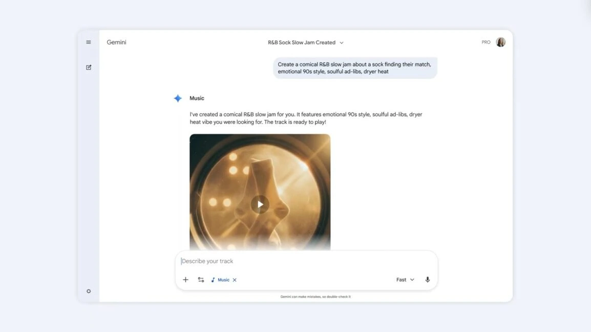Google Gemini Lyria 3 Génération musicale AI 4