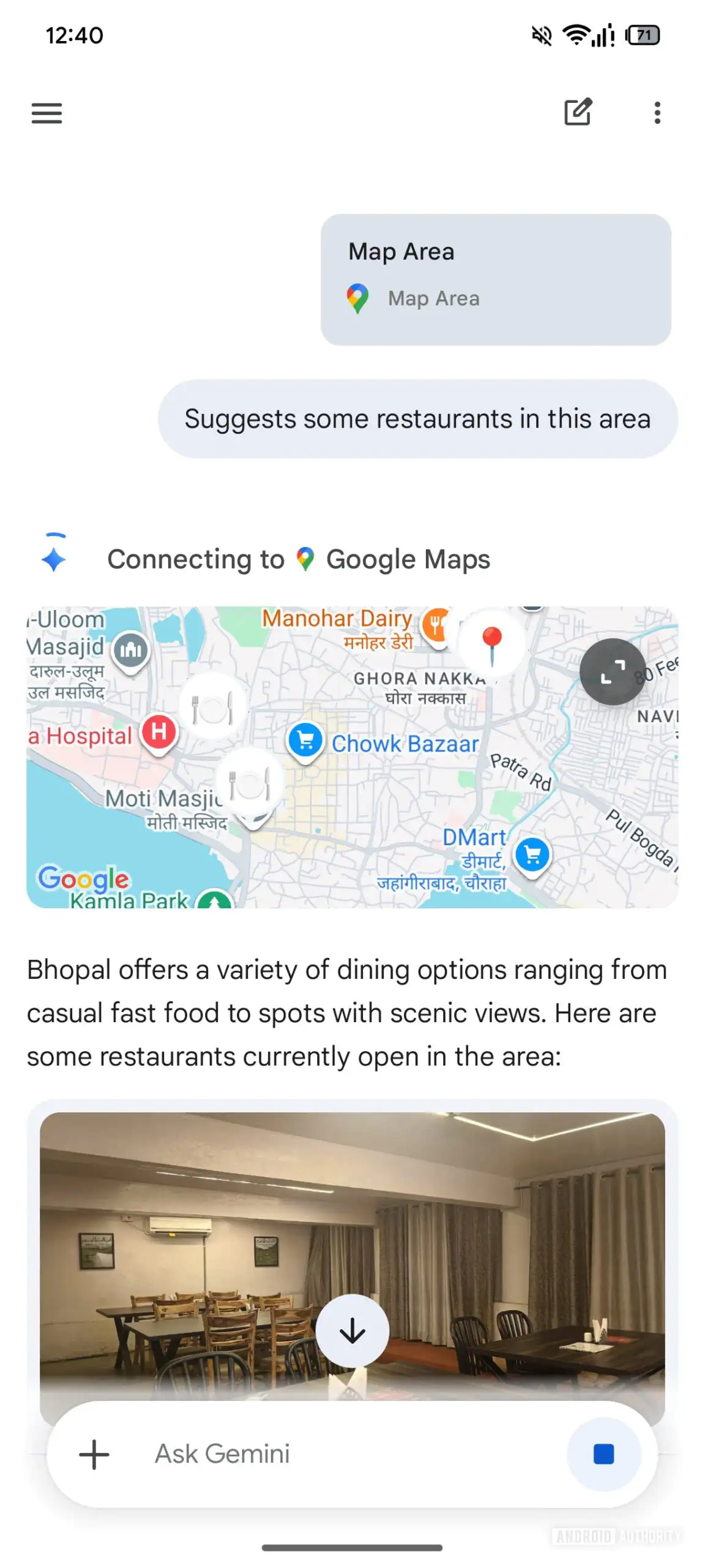 Fonctionnalité de pièce jointe de Gemini AI Google Maps 6
