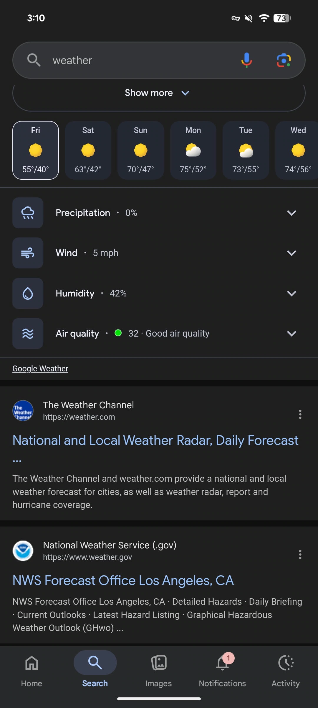 Google Météo nouveau 2