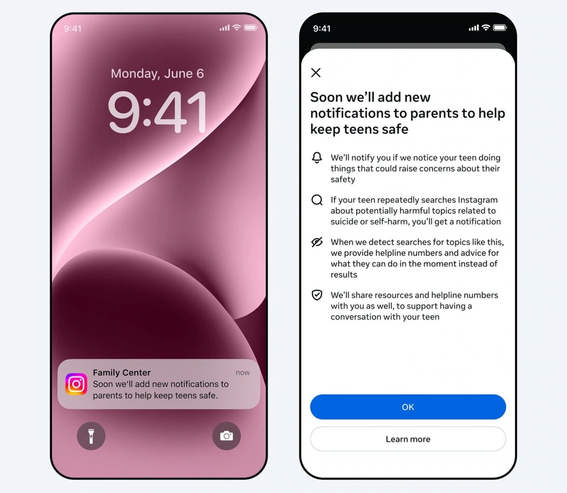 Instagram alerte les parents 3