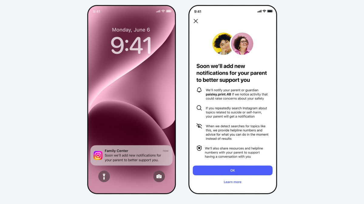 Instagram va alerter les parents lorsque les adolescents recherchent à plusieurs reprises du contenu d'automutilation