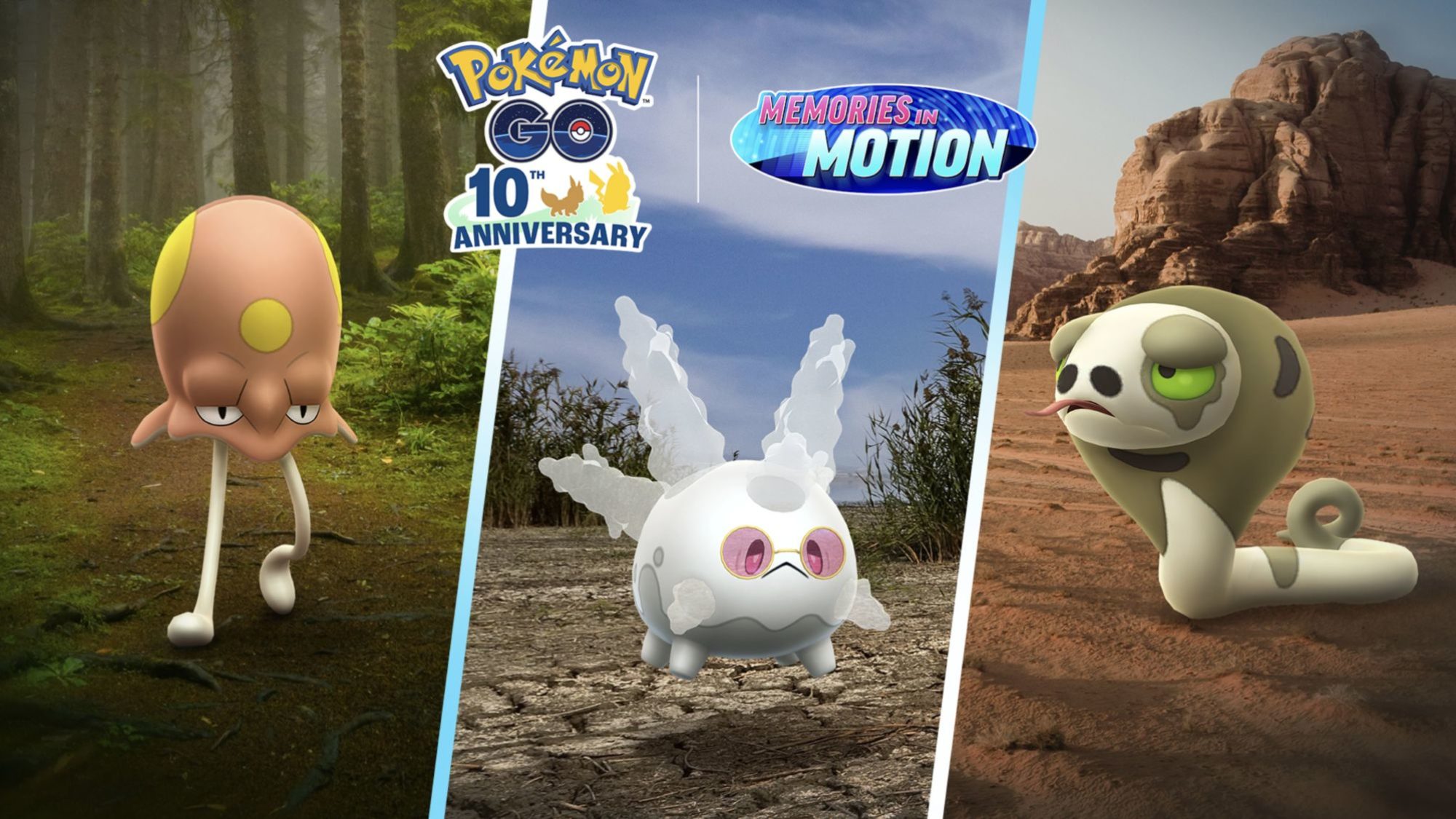 Silicobra, Shiny Toedscool et amp; Corsola costumée fait ses débuts dans Pokémon GO