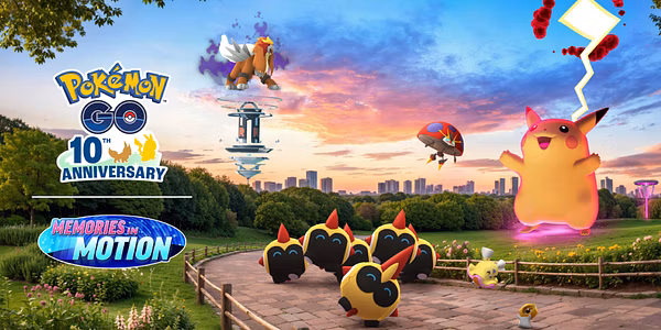 Graphique Souvenirs en Mouvement dans Pokémon GO. Crédit : Niantic