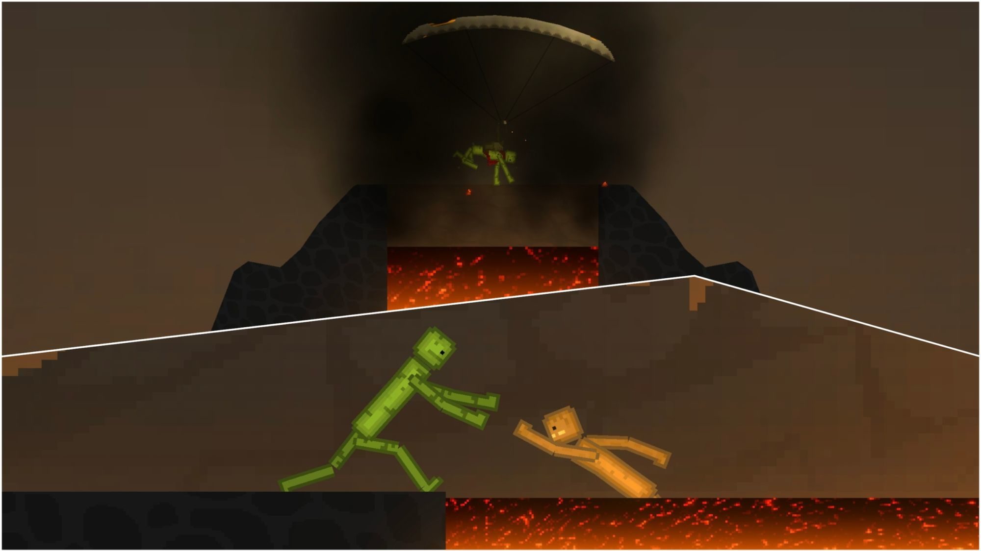 Liquid Hot Magma : Melon Sandbox ajoute de nouvelles cartes de lave dans la dernière mise à jour