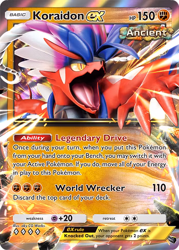 La poche du jeu de cartes à collectionner Pokémon révèle les cartes Paradox Drive