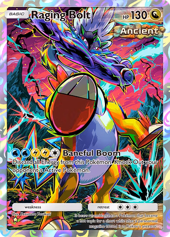 La poche du jeu de cartes à collectionner Pokémon révèle les cartes Paradox Drive