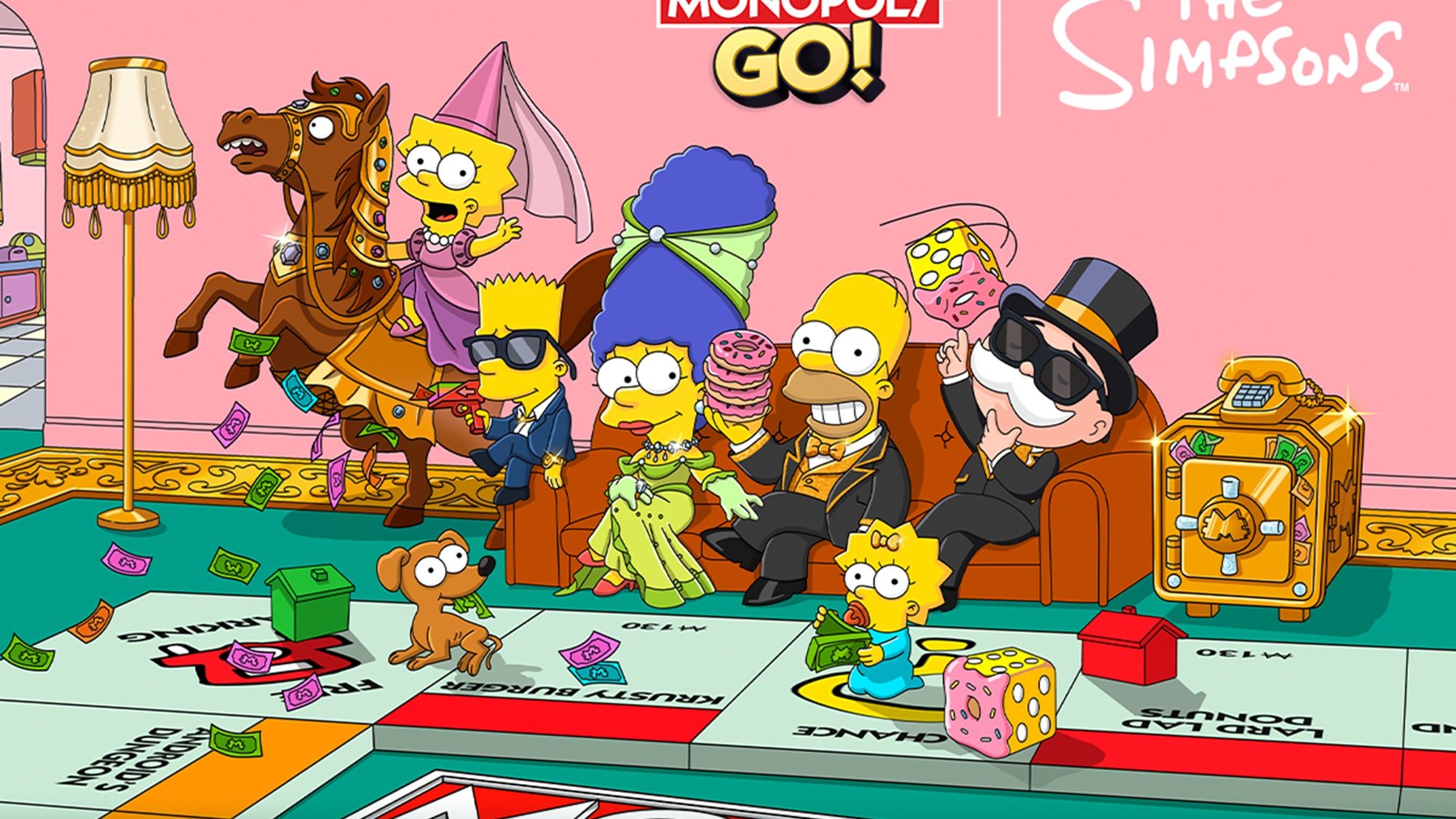 Les Simpsons ont repris Monopoly GO! Pour un nouvel événement