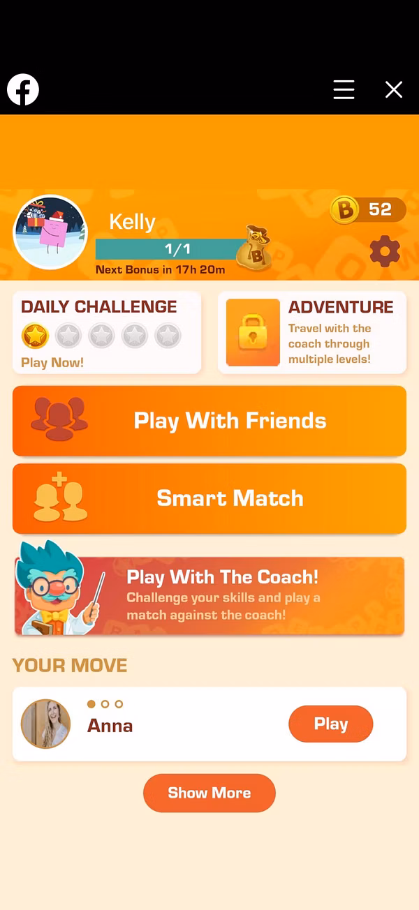 Boggle With Friends a lancé des jeux instantanés sur Facebook