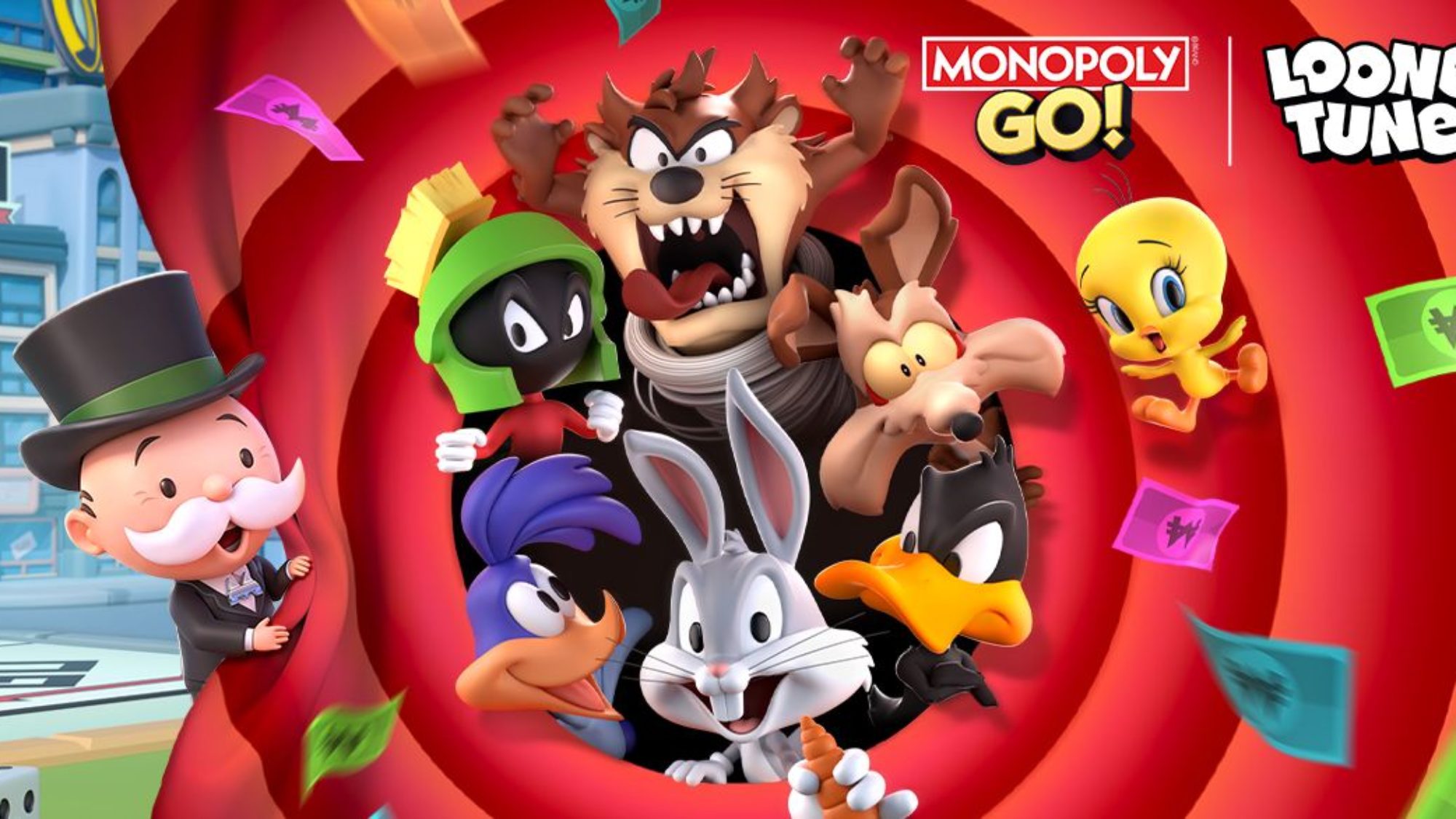 Monopole GO ! révèle un nouvel événement de collaboration avec Looney Tunes