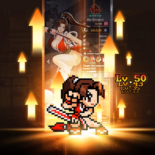 Mai Shiranui revient dans le roi des combattants AFK