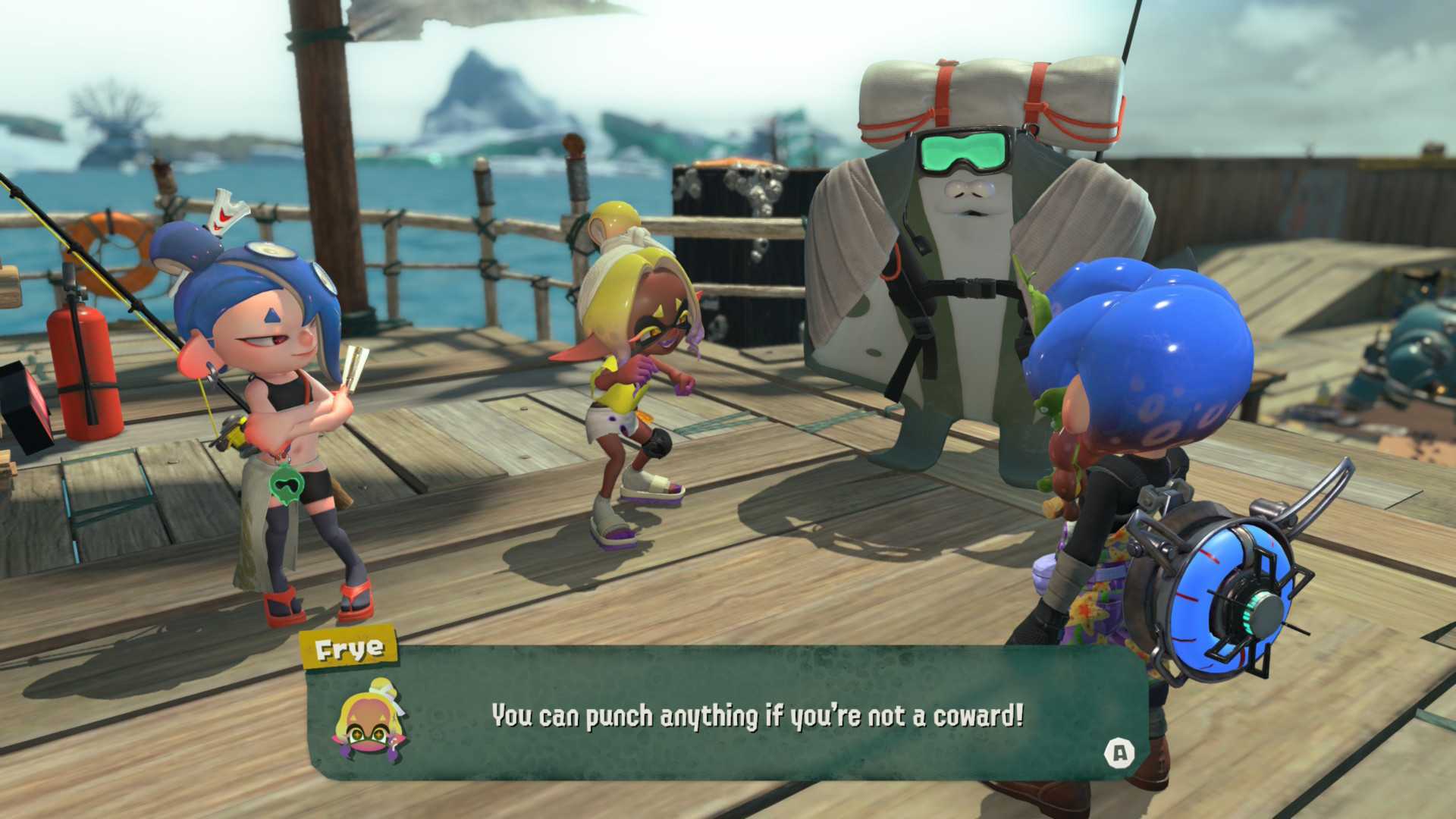 Coup de poing des Raiders de Splatoon