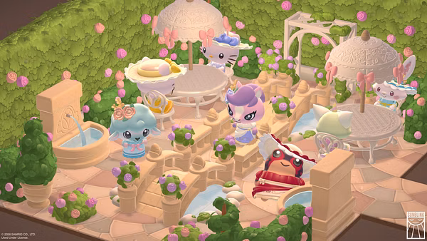Hello Kitty Island Adventure lance le DLC Tea Garden