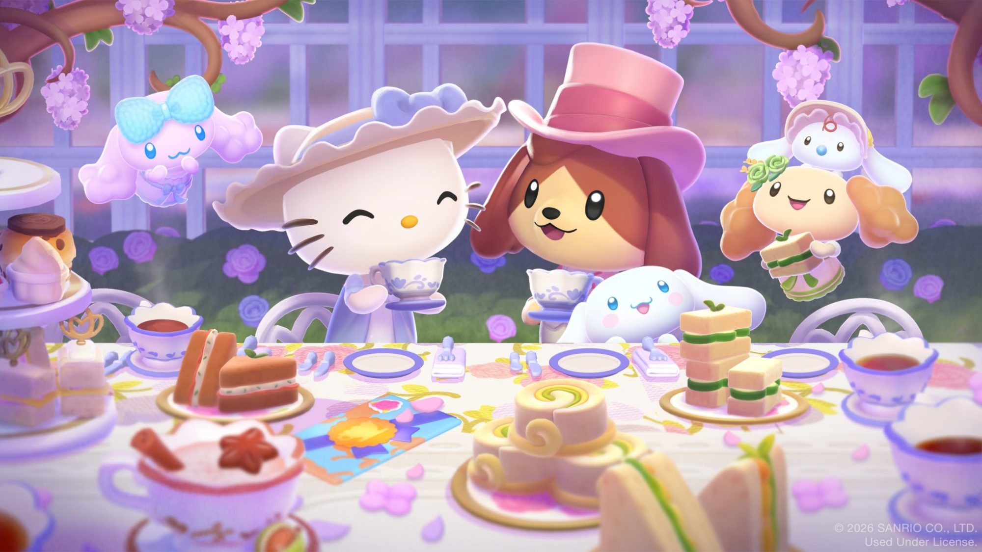 Hello Kitty Island Adventure lance le DLC Tea Garden