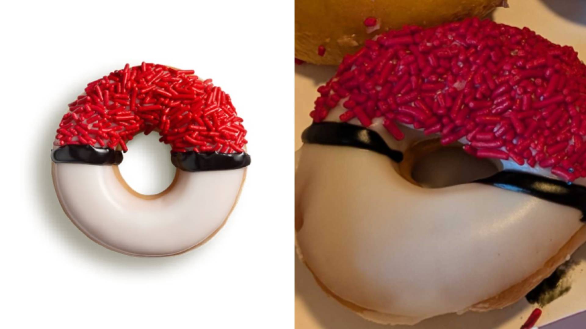 Comparaison des beignets Poke Ball