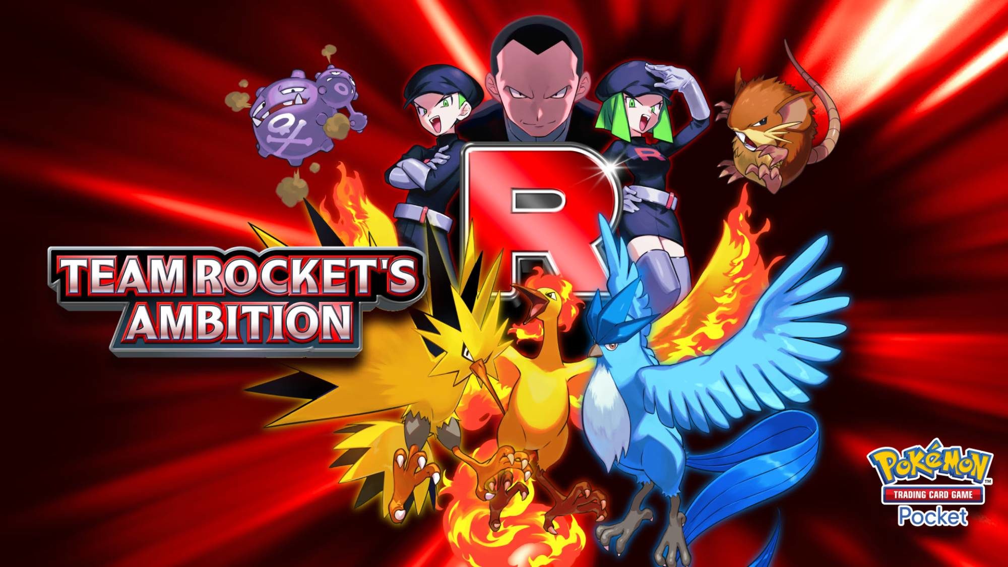Le jeu de cartes à collectionner Pokémon Pocket taquine le pack booster Team Rocket