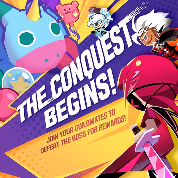 CookieRun : Crumble lance une nouvelle mise à jour de conquête de guilde