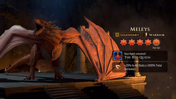 Meleys a été ajouté à Game of Thrones : Dragonfire
