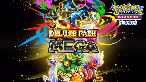 Pokémon TCG Pocket annonce le pack Deluxe : Mega Booster