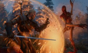 Vous pouvez obtenir une copie numérique gratuite de The Witcher 3 remasterisé sur Switch 2 si vous empruntez simplement une ancienne copie physique du RPG sur Switch