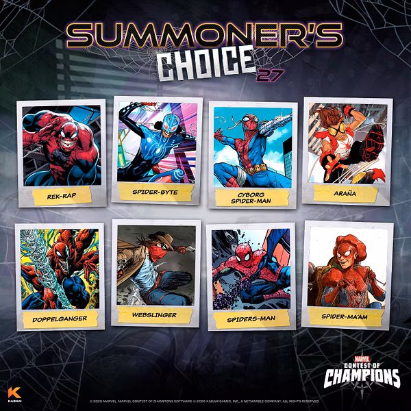 Marvel Contest of Champions lance l'événement Summoner's Choice 2026