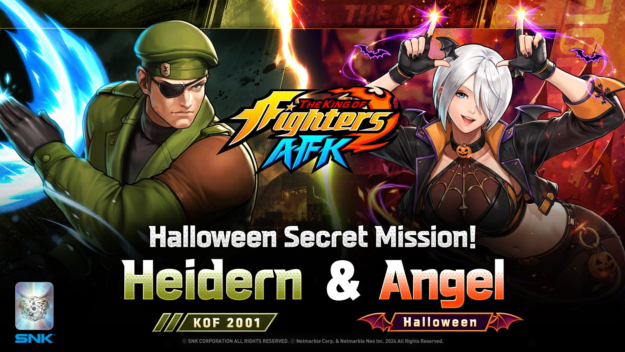 The King Of Fighters AFK ajoute deux nouveaux personnages pour Halloween 2026