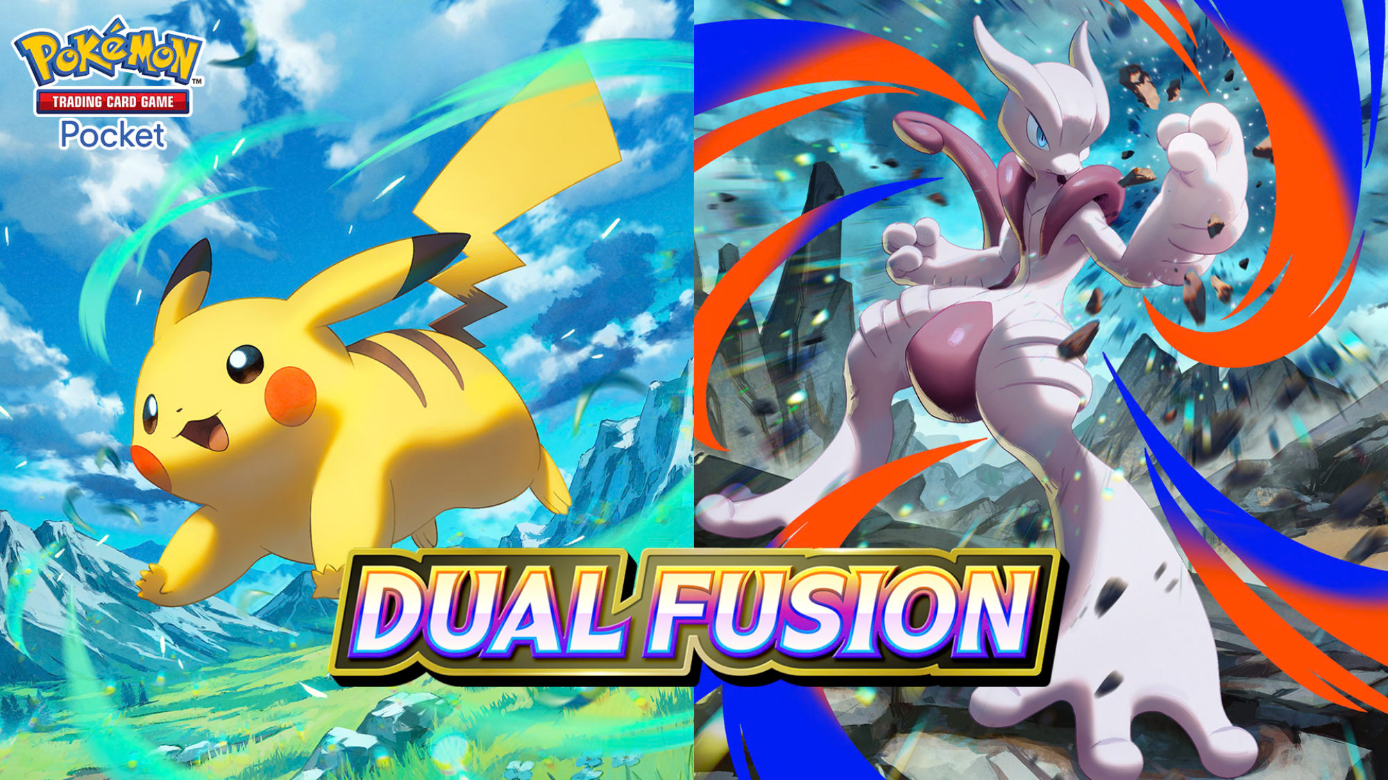 Pokémon TCG Pocket ajoute des cartes de type double avec une extension Dual Fusion